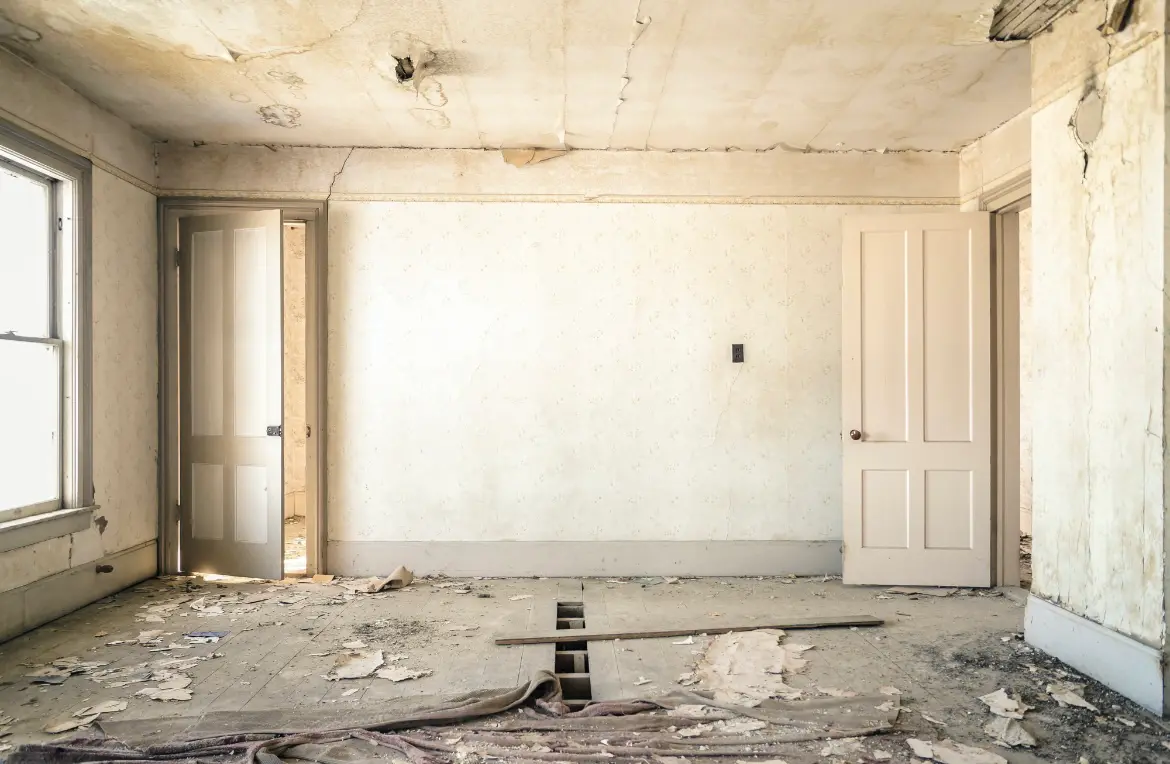 Waste disposal crew managing a cleanout project in Dade City