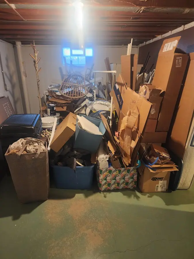 Roll-off dumpster container at job site for 40 Yard Dumpster Rental in Dade City